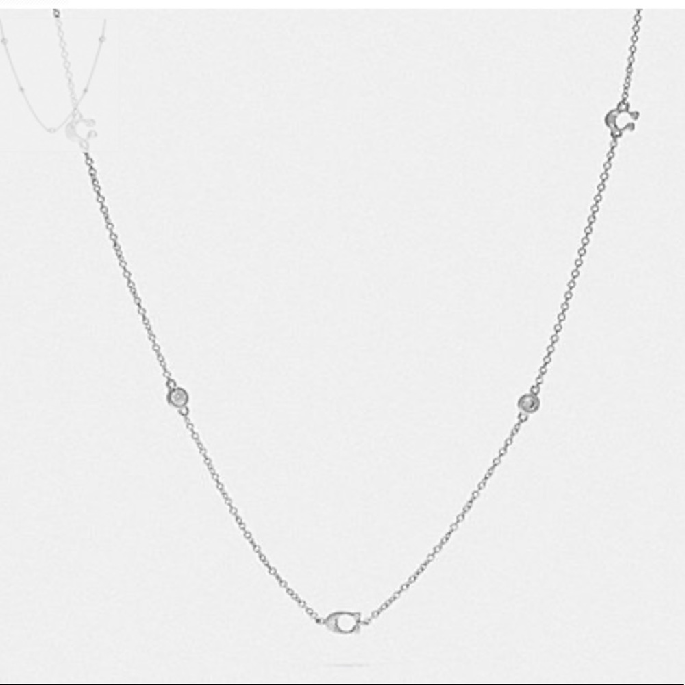 Coach SIGNATURE CHAIN SHORT NECKLACE